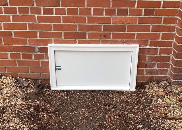 Custom PVC Crawl Space Door