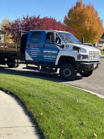 Look out for our Big Blue Truck!