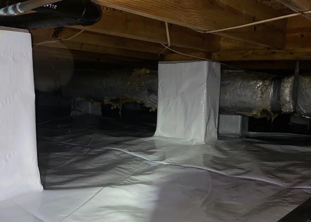 Sealed off Crawl Space