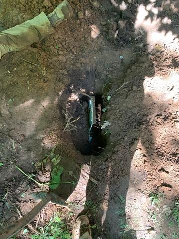 Earth Anchor Installed