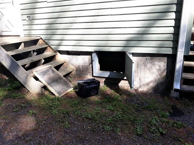 Exterior Entrance to the Crawl Space