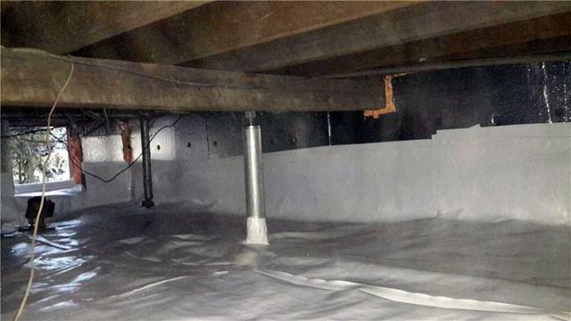 Water Vapor Barrier Installed