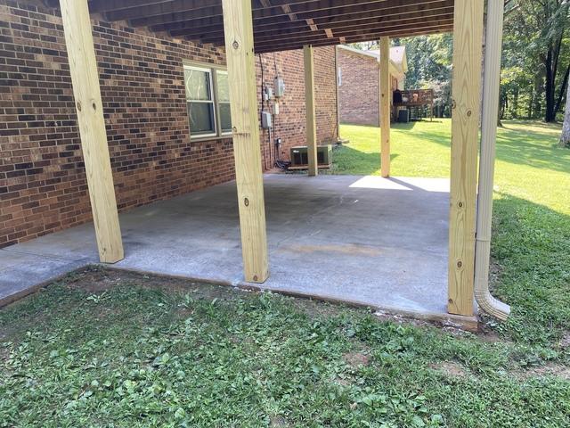 Sealed and Stabilized Concrete Patio