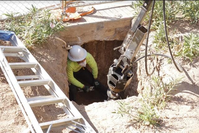 Commercial Helical Pier Install