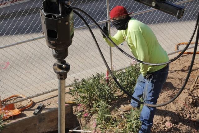 Commercial Helical Pier Install