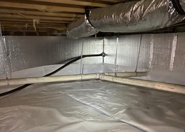 The CleanSpace Encapsulation System makes the crawl space a useful part of the home by allowing the crawl space to be transformed into additional storage.