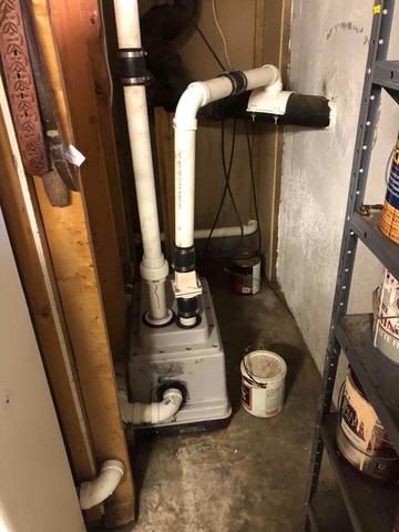 Utility Closet in Leaky Basement