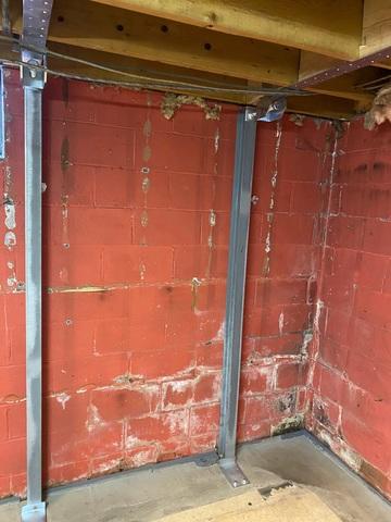 PowerBrace™ Steel I-beams Installed Around Perimeter