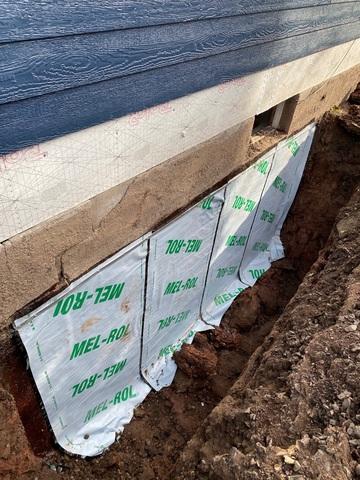 Excavated Outside for Wall Straightening
