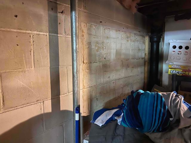 White Residue Indicated Water