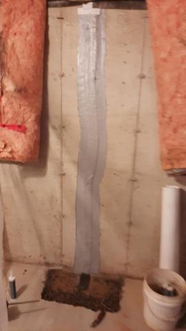 Flexible sealant applied