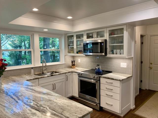 Tray Ceiling in Kitchen