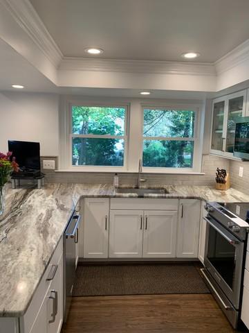 Added Crown Molding in Kitchen