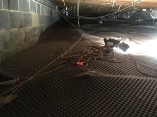 CleanSpace Drainage Matting Laid Out