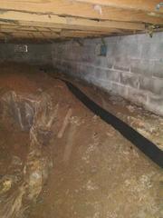 Uneven Crawl Space