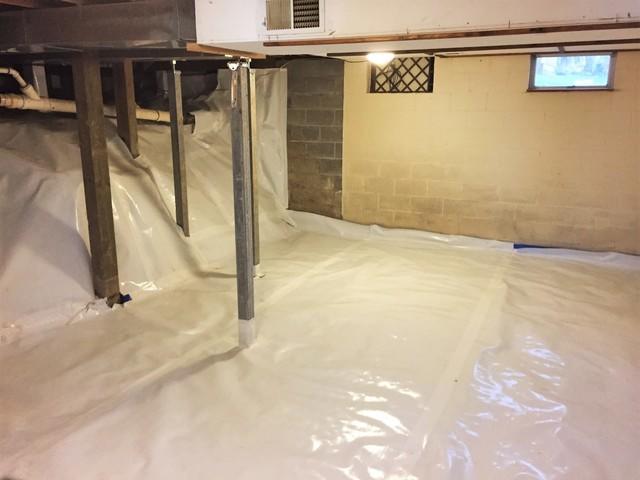 CleanSpace® Covers Crawl Space into Basement