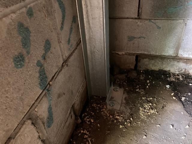 Cracked Walls Made Stable With PowerBrace™ Support Beams