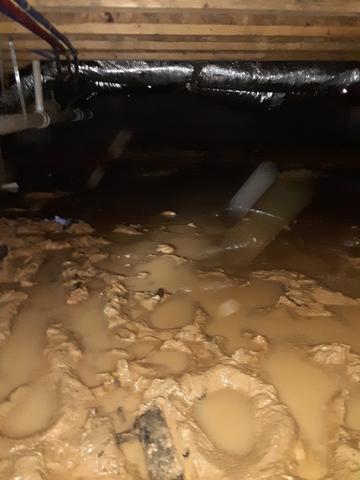 Dirt Crawl Space Floors are Inefficient