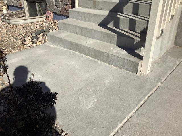 After fixing fallen steps