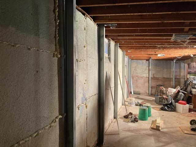 PowerBrace™ Wall Bracing System in Minneapolis, MN Basement