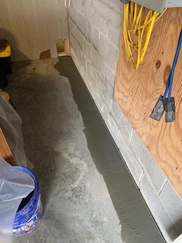 Installing the WaterGuard.