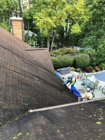 Roof Before Replacement in Manhasset