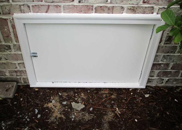 Custom Crawl Space PVC Door