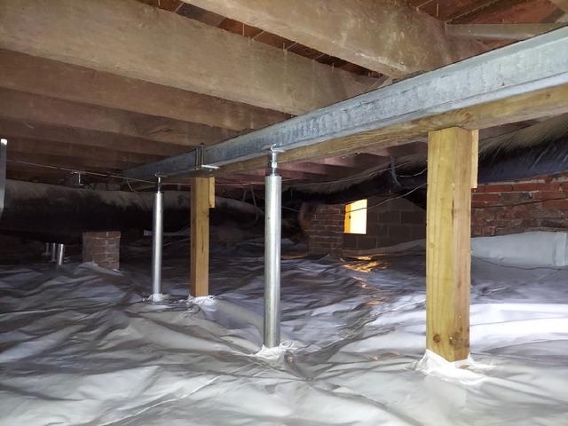 Sagging Crawl Space Repair