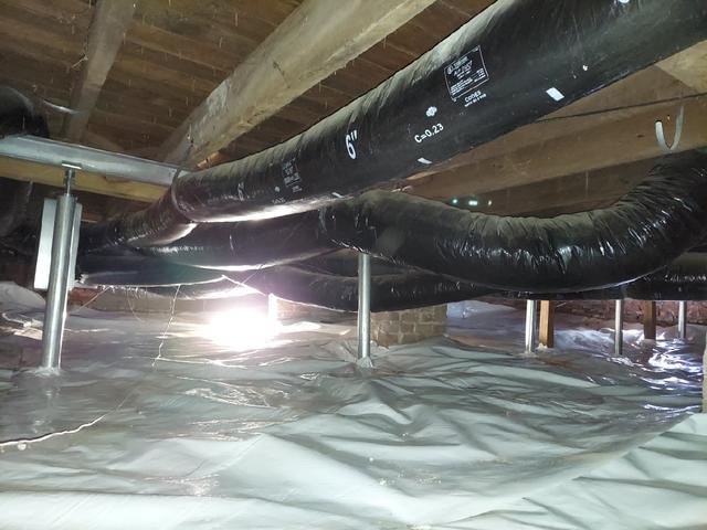 Sagging Crawl Space Repair