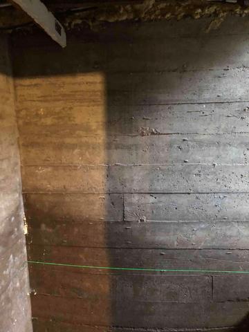 Before Photo - Uneven Walls