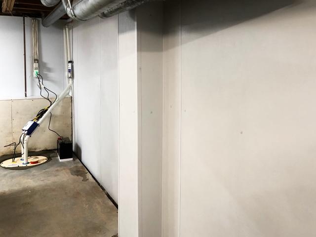 Bright Wall & Triple Safe Sump Pump