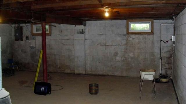 <p>This long horizontal crack in the basement wall is a sign of trouble.</p>