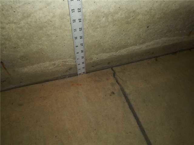 This was the main low spot on the basement floor, so this is where we installed the TripleSafe sump pump