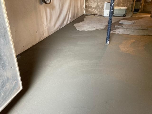 Concrete Poured to Level Slab