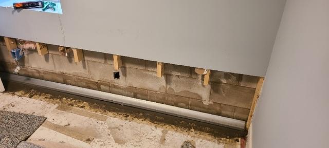 Damaged Dry Wall Removed