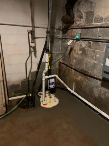Basement is now waterproofed