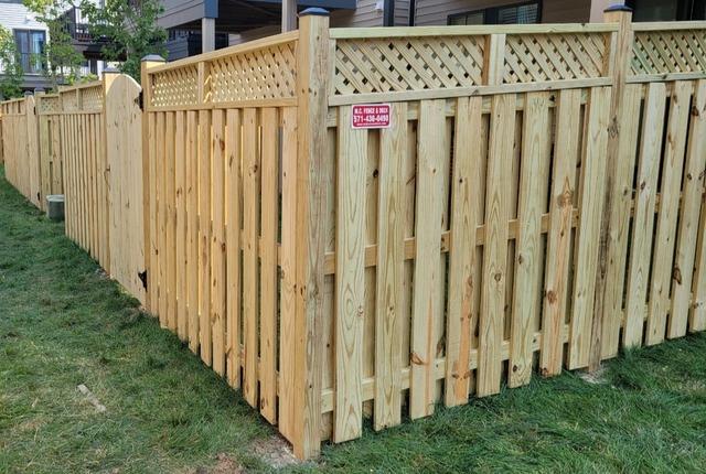 Wood Privacy fence in Ashburn, VA