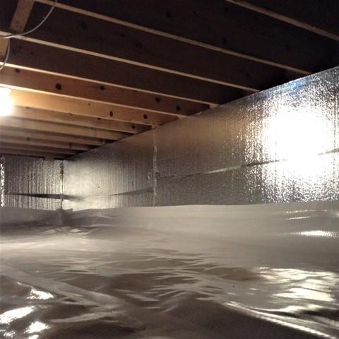 Crawl Space Encapsulated & Dehumidifier Installed in Brighton, MI