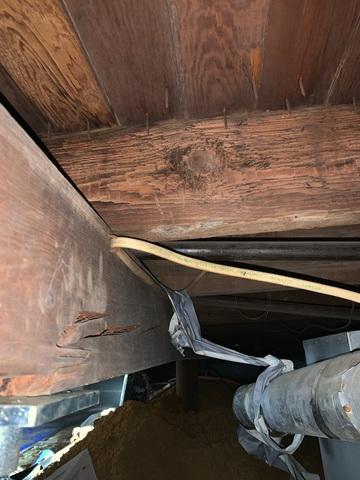 Sagging Crawl Space Beams