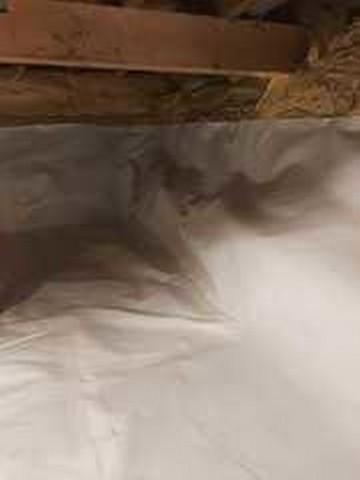 Sealed against the Spray foam.