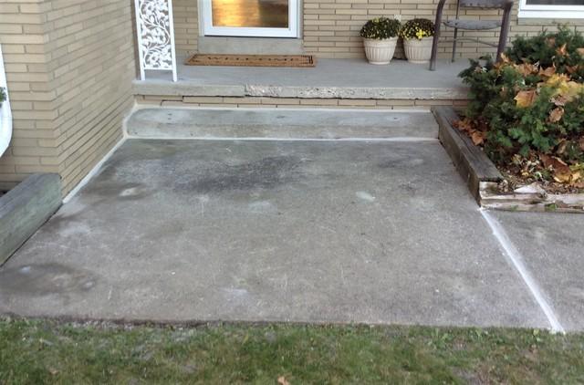 Concrete Walkway Lifted & Leveled in Grand Blanc, MI