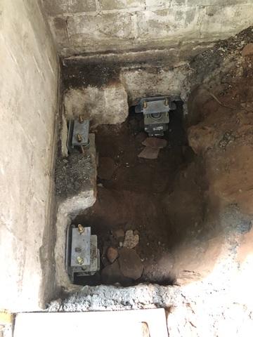 Push Piers Installed