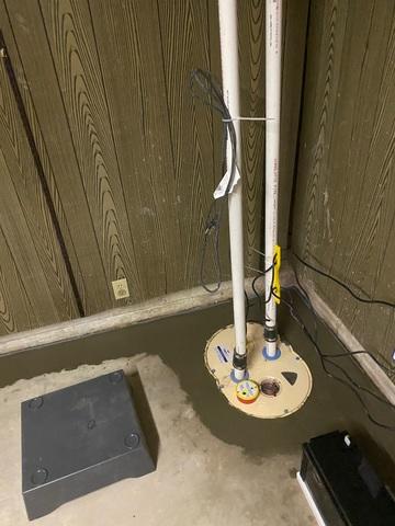 basement waterproofing system Syracuse after 2