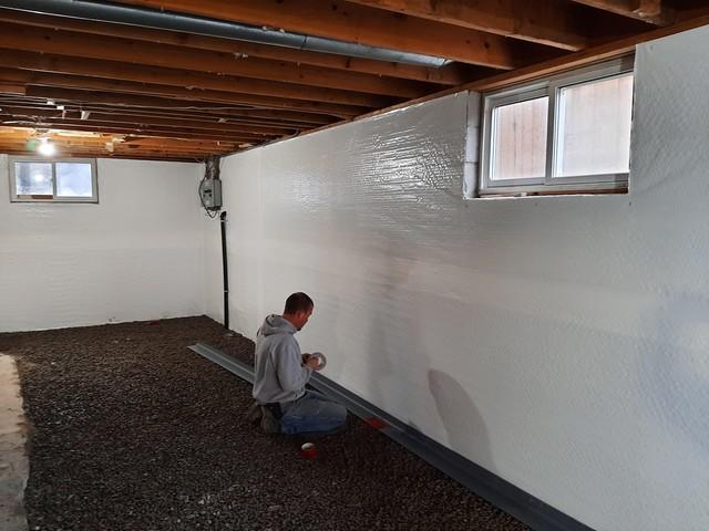 Installer at work