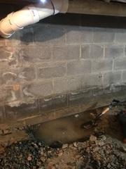 Installing the french drain