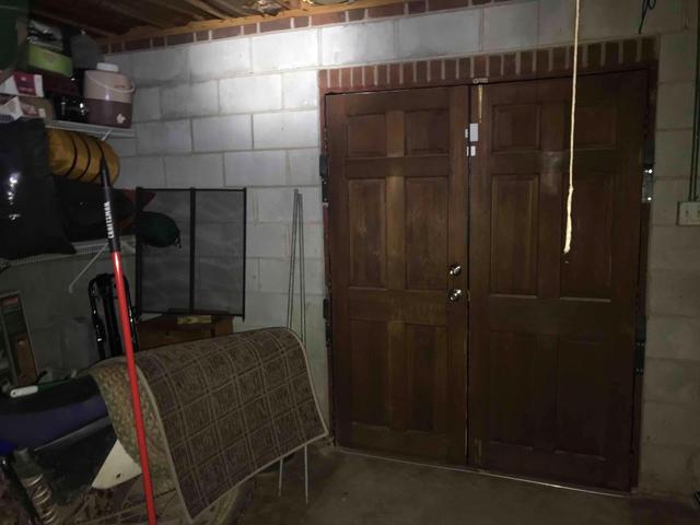 This basement door also provided easy access to intruding water.