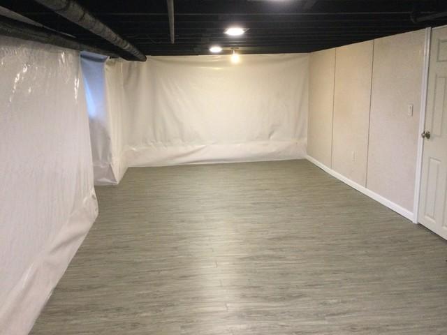 Thermal Dry Floors Have Been Installed And EverLast Wall Panels Are Going Up