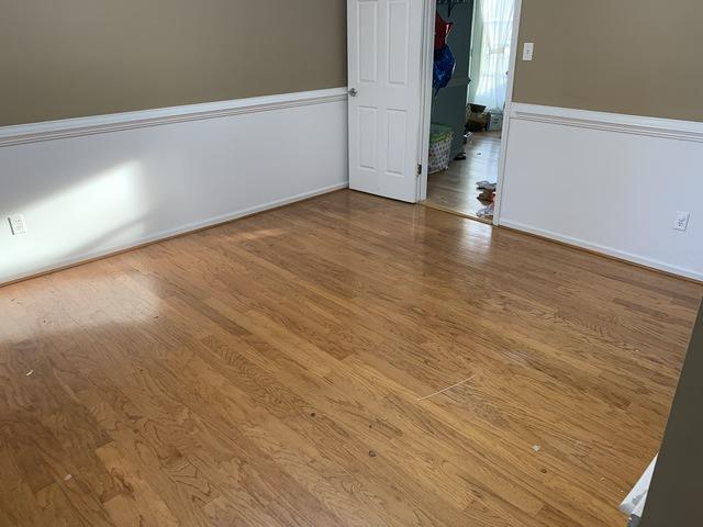 After- you can see the floor again!