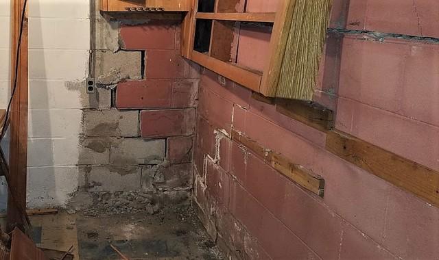 Severely Damaged Foundation at Risk of Collapse in Flint, MI