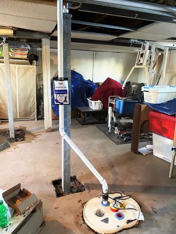 Foundation Support and Waterproofing System in Superior, WI